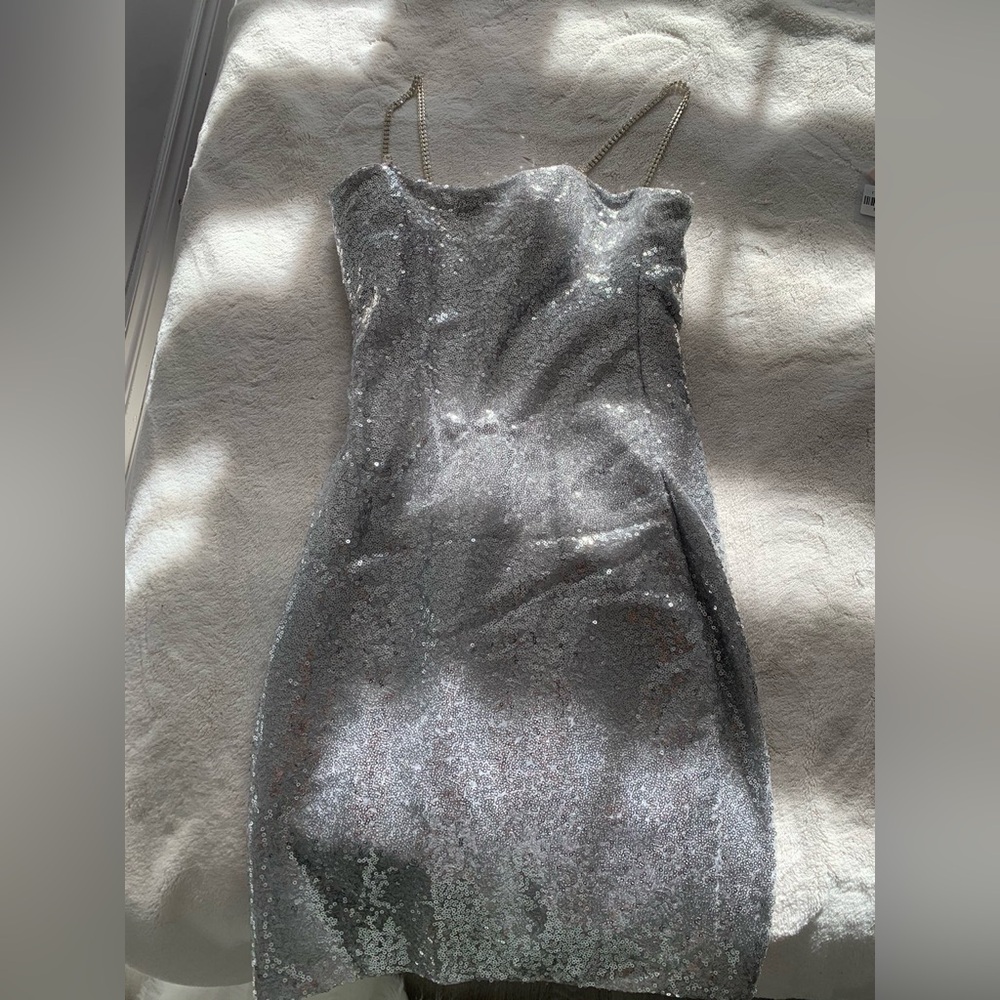 Cute silver party dress